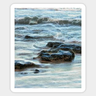 Rocks and Waves Sticker